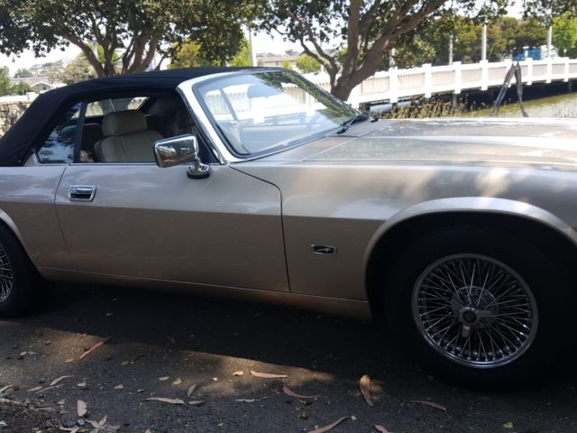 1994 Champagne Jaguar XJS Convertible