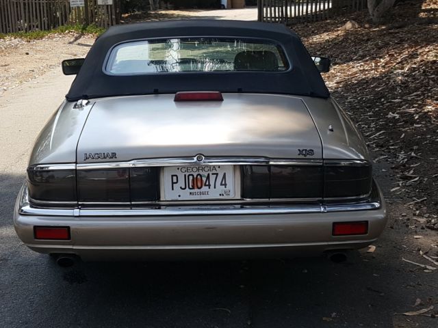 1994 Champagne Jaguar XJS Convertible