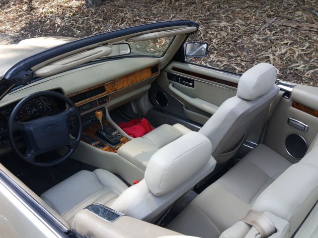 1994 Champagne Jaguar XJS Convertible