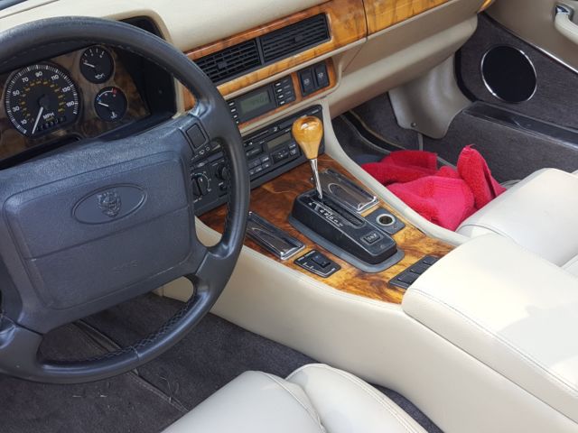 1994 Champagne Jaguar XJS Convertible