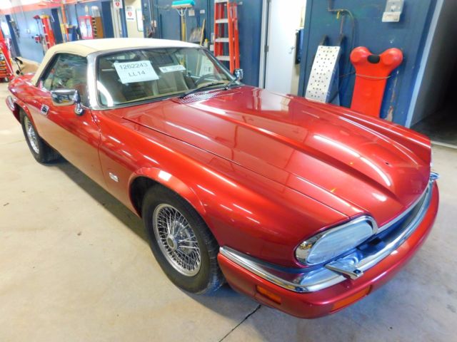 1994 Red Jaguar XJS Convertible