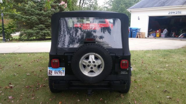 1994 Black Jeep Wrangler SUV