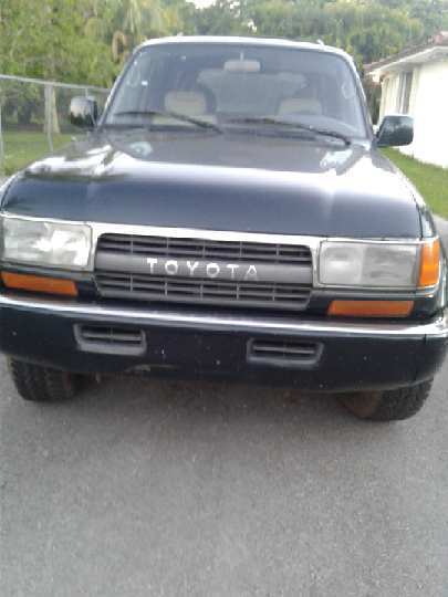 1994 Green Toyota Land Cruiser