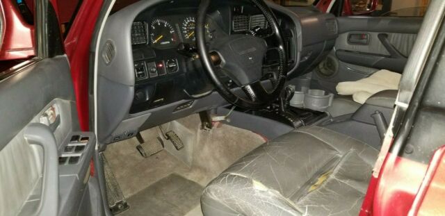 1994 Dark Red Toyota Land Cruiser SUV