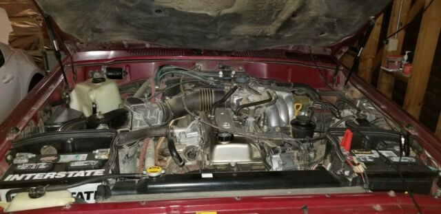 1994 Dark Red Toyota Land Cruiser SUV
