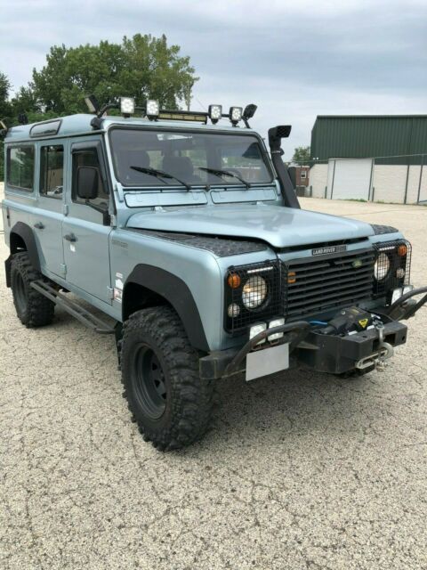 1994 Blue Metallic Land Rover Defender SUV