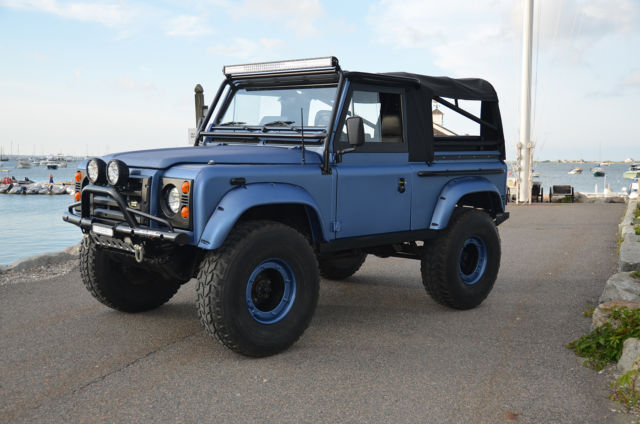1994 Blue Land Rover Defender
