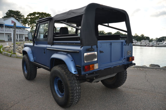 1994 Blue Land Rover Defender