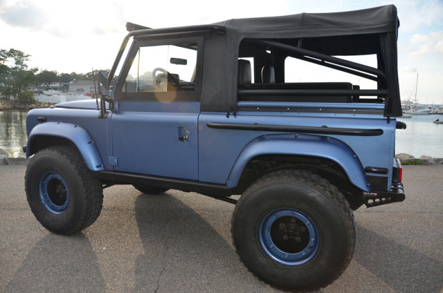 1994 Blue Land Rover Defender