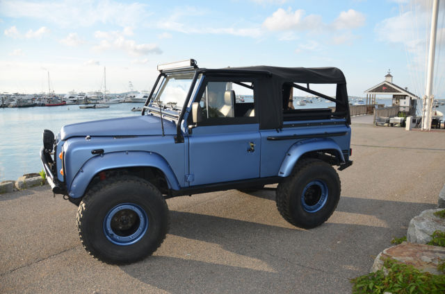 1994 Blue Land Rover Defender