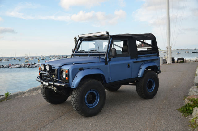 1994 Blue Land Rover Defender