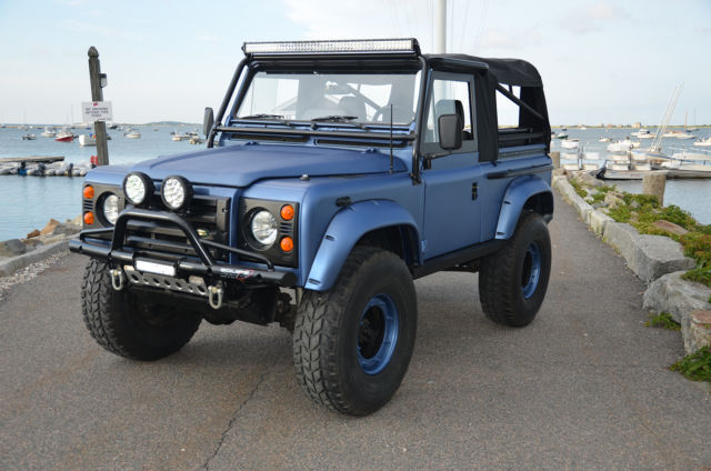 1994 Blue Land Rover Defender