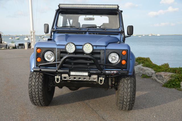 1994 Blue Land Rover Defender
