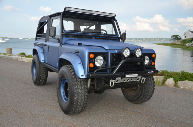 1994 Blue Land Rover Defender