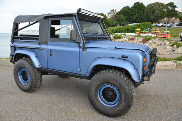 1994 Blue Land Rover Defender