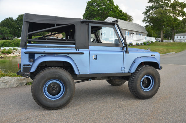 1994 Blue Land Rover Defender