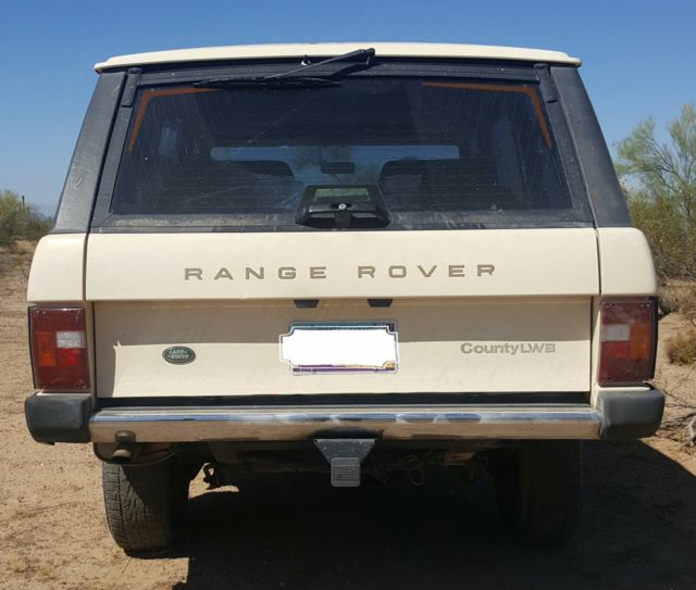 1994 White Land Rover Range Rover