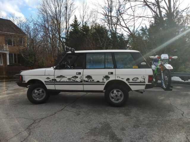 1994 White Land Rover Range Rover Wagon