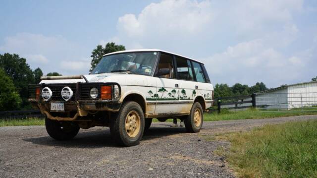 1994 White Land Rover Range Rover Wagon