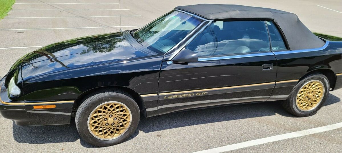 1994 Black Chrysler LeBaron Convertible