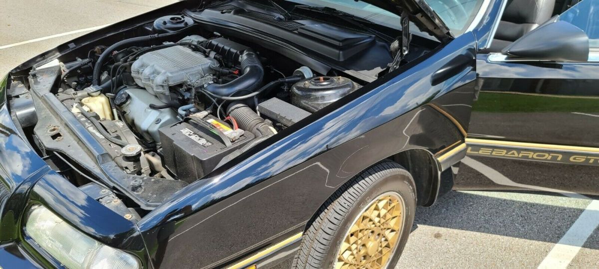 1994 Black Chrysler LeBaron Convertible