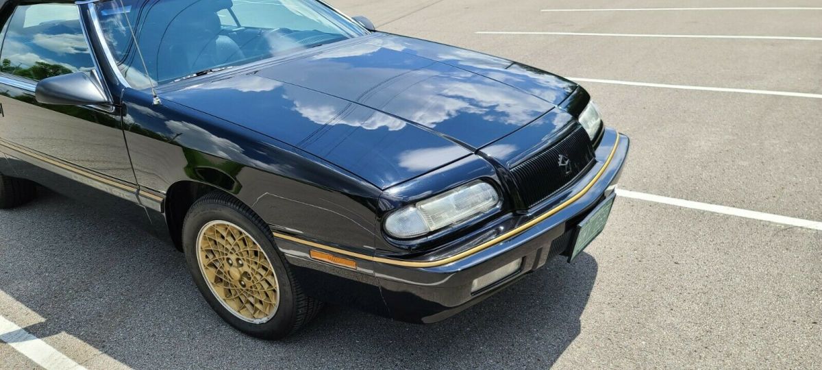 1994 Black Chrysler LeBaron Convertible