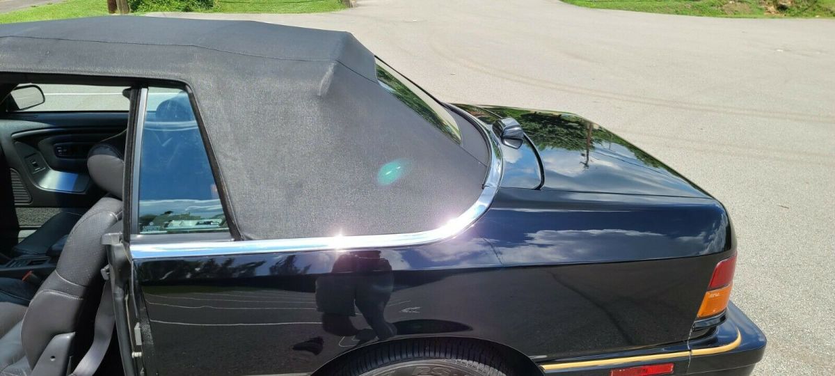 1994 Black Chrysler LeBaron Convertible