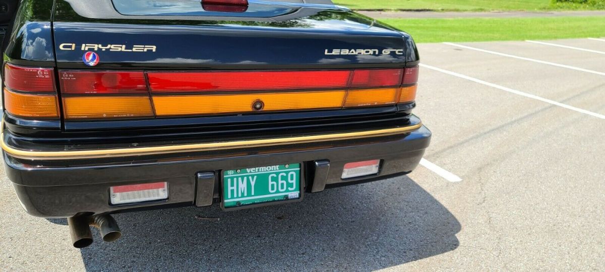 1994 Black Chrysler LeBaron Convertible