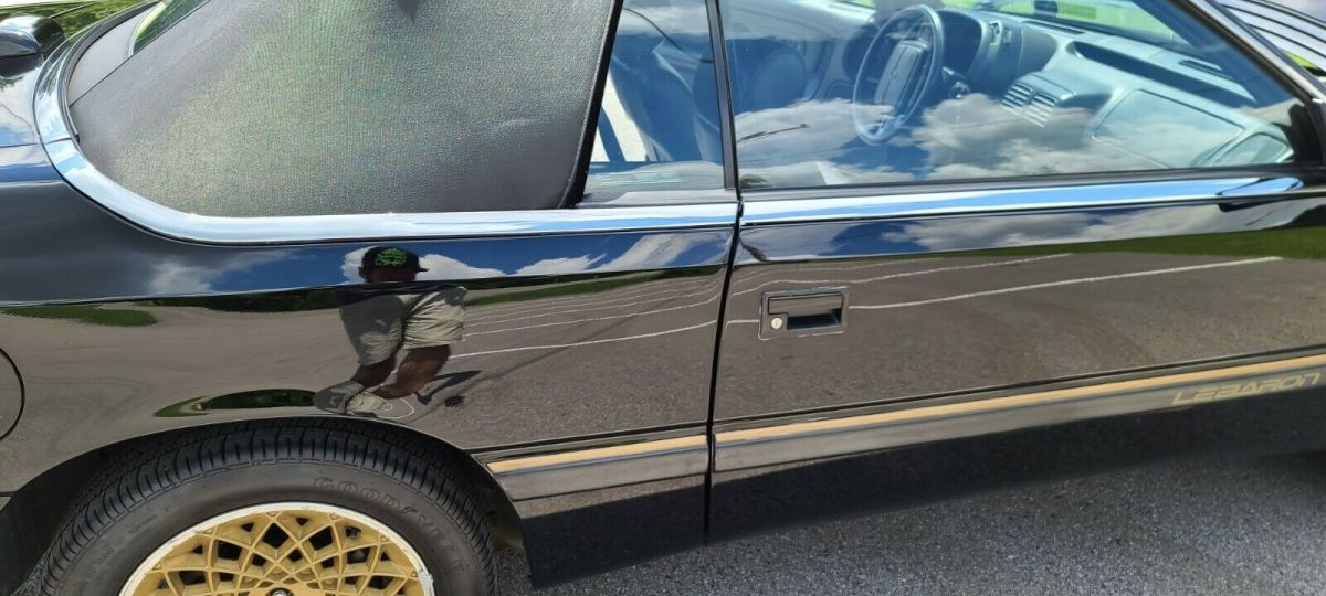 1994 Black Chrysler LeBaron Convertible