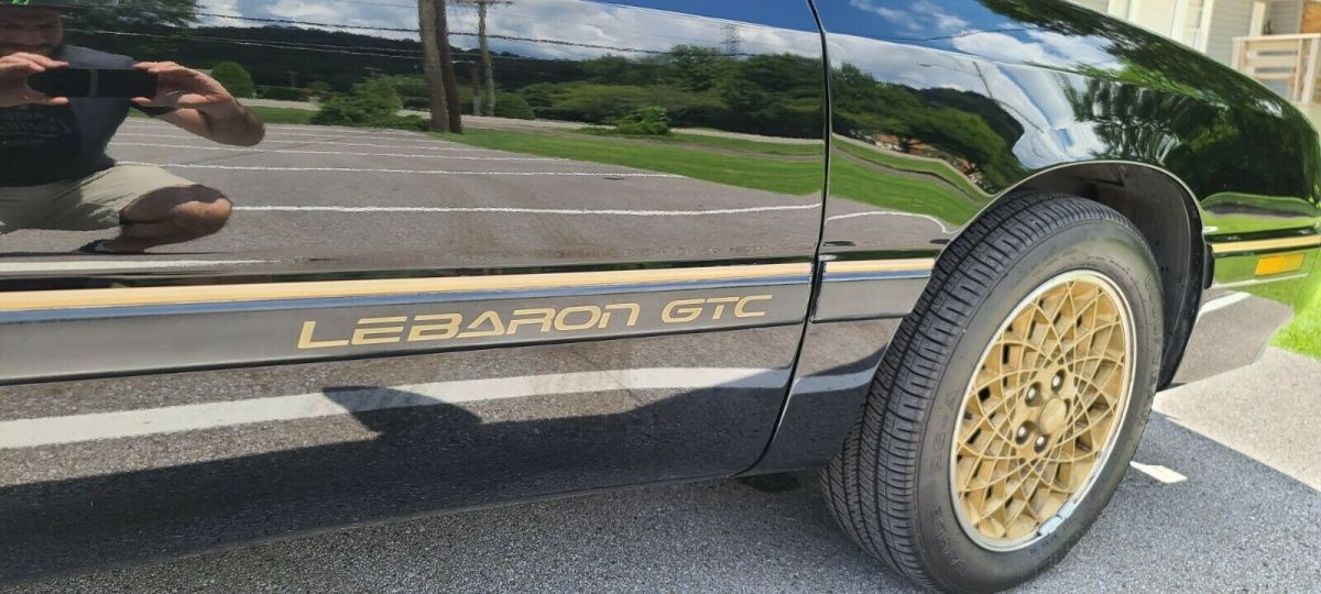 1994 Black Chrysler LeBaron Convertible