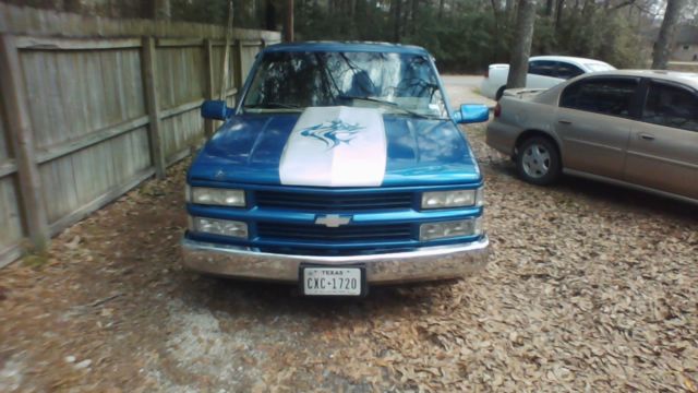 1994 Blue GMC Sierra 1500 Extended Cab Pickup