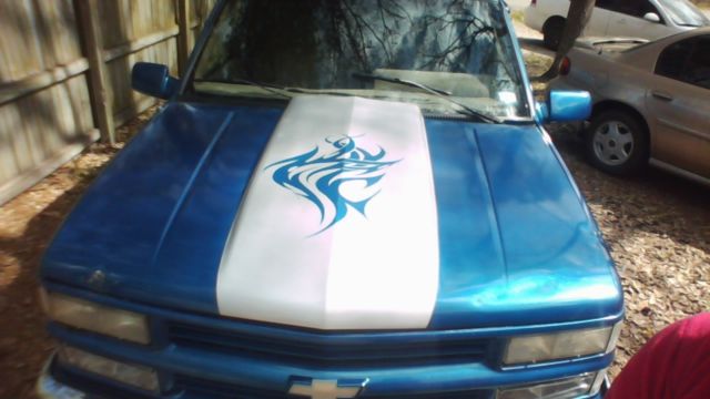 1994 Blue GMC Sierra 1500 Extended Cab Pickup