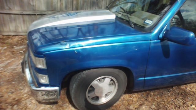 1994 Blue GMC Sierra 1500 Extended Cab Pickup