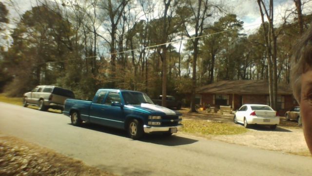 1994 Blue GMC Sierra 1500 Extended Cab Pickup