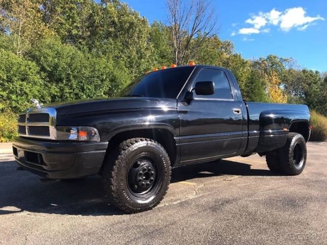1994 Black Dodge Ram 3500 Pickup Truck