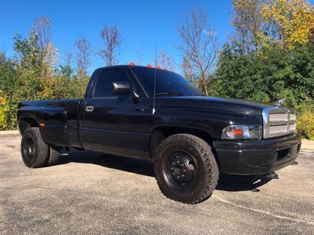 1994 Black Dodge Ram 3500 Pickup Truck