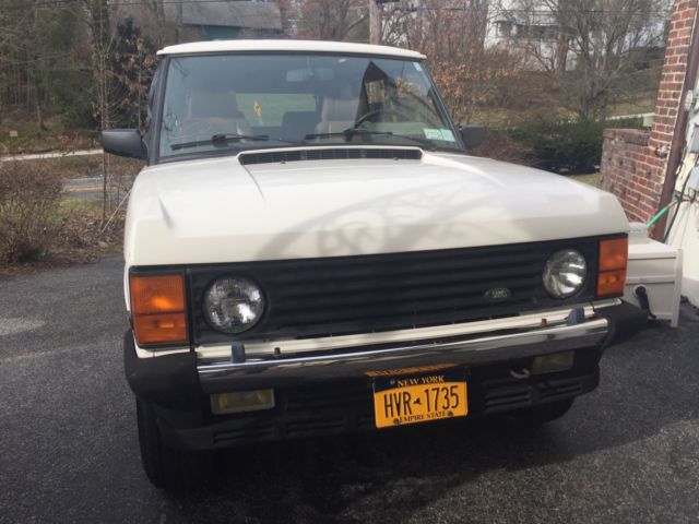1994 White Land Rover Range Rover