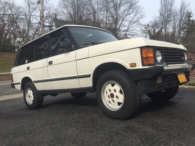 1994 White Land Rover Range Rover