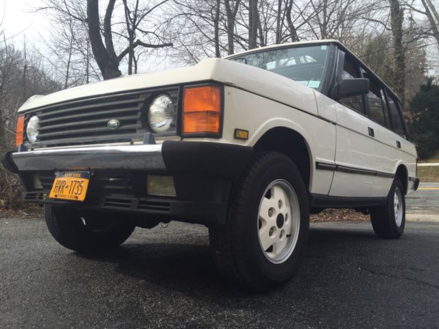 1994 White Land Rover Range Rover