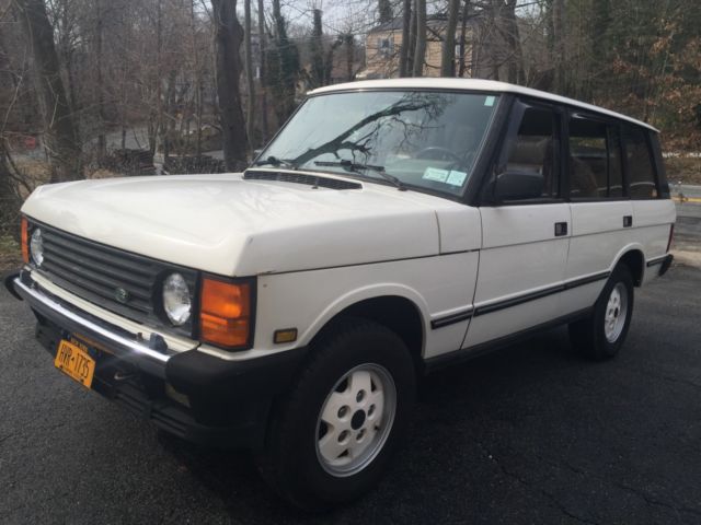 1994 White Land Rover Range Rover