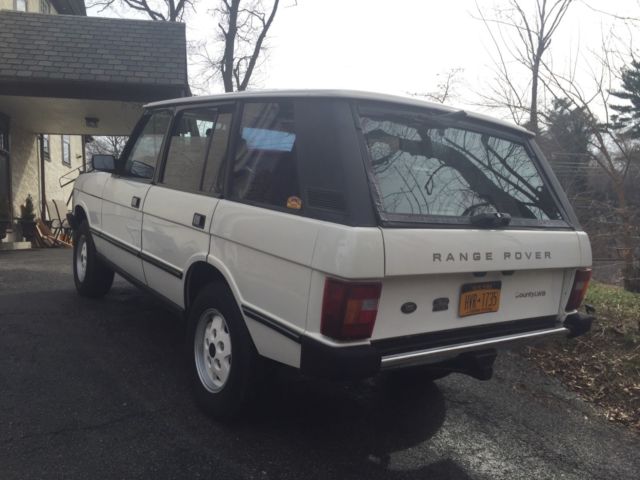 1994 White Land Rover Range Rover