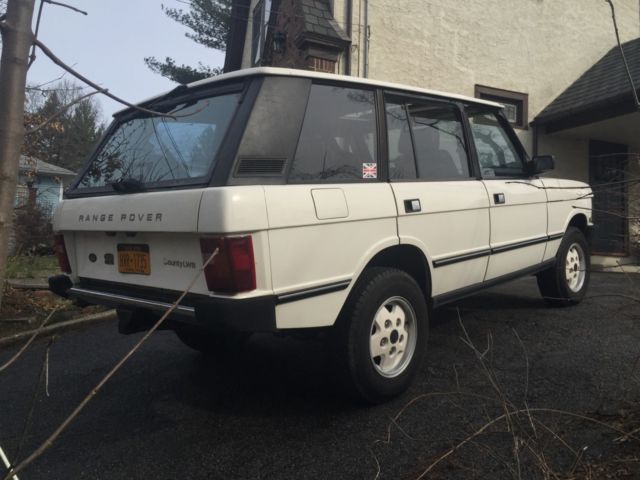 1994 White Land Rover Range Rover