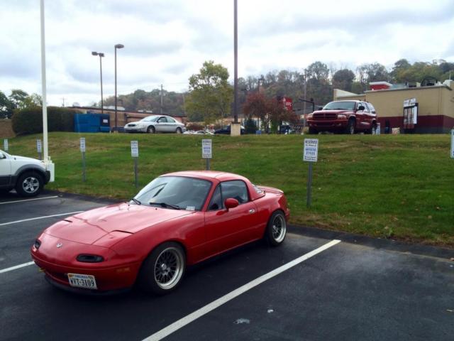 1994 Red Mazda MX-5 Miata Convertible