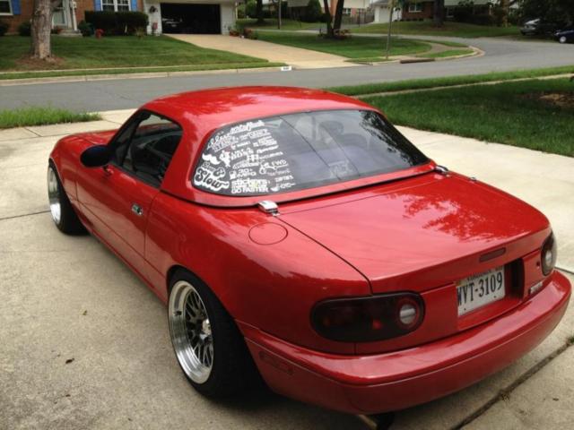 1994 Red Mazda MX-5 Miata Convertible