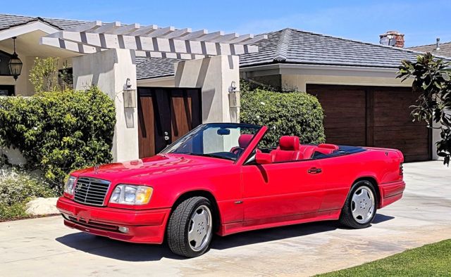 1994 Red Mercedes-Benz E-Class Convertible