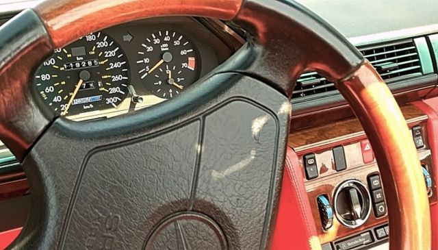 1994 Red Mercedes-Benz E-Class Convertible