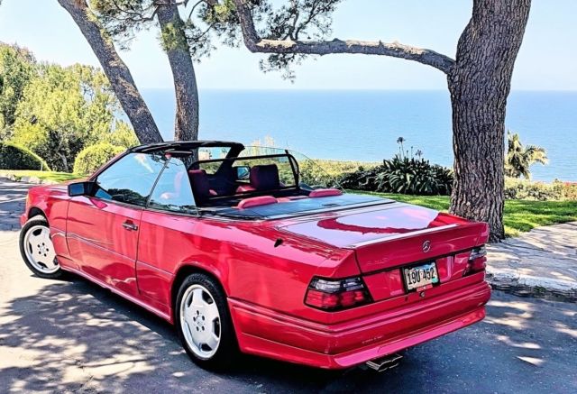 1994 Red Mercedes-Benz E-Class Convertible