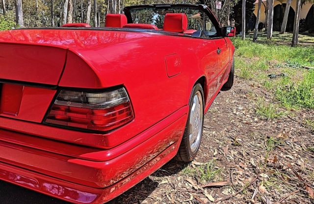 1994 Red Mercedes-Benz E-Class Convertible