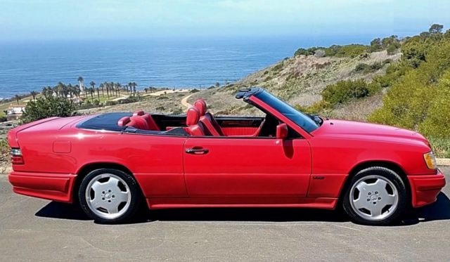 1994 Red Mercedes-Benz E-Class Convertible