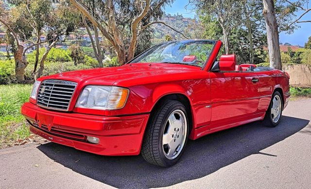 1994 Red Mercedes-Benz E-Class Convertible